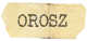 Oroszul