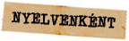 Nyelvenk�nt