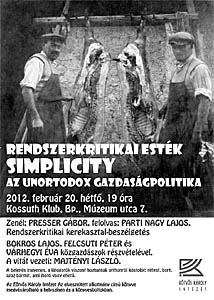 Rendszerkritikai kerekasztal-besz�lget�s a&nbsp;Kossuth Klubban